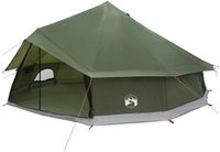 vidaXL Tipi tent 12-persoons leger groen Polyester en Staal