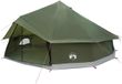 vidaXL Tipi tent 12-persoons leger groen Polyester en Staal