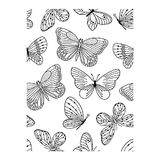 Clearstamp 7 x 9 vlinderpatronen