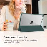 iMoshion Trifold Hardcase Bookcase - Green - for Apple iPad Air 5 (2022) / iPad Air 4 (2020) - 11 inch