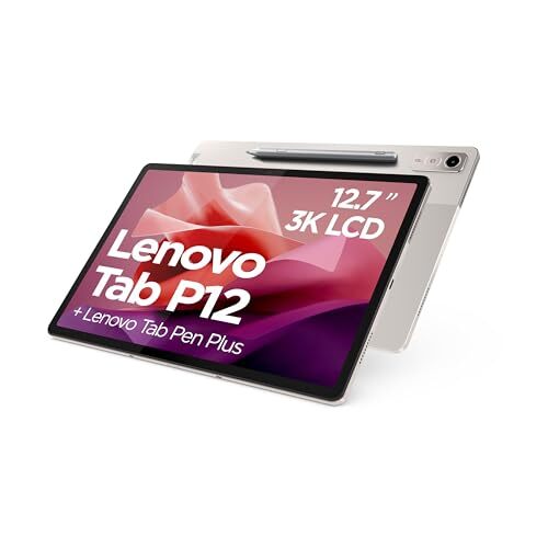 Lenovo Lenovo Tab P12 Tablet | 12,7 inch 3K Touch Display | MediaTek Dimensity 7050 | 8 GB RAM | 128 GB SSD | Android 13 | Oat | incl. Lenovo Tab Pen Plus