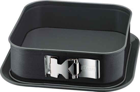 Kaiser La Forme Plus Springvorm - 24 x 24 cm - Zwart