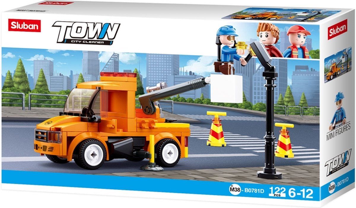 Sluban Town - Lampenwagen - 8719558071692