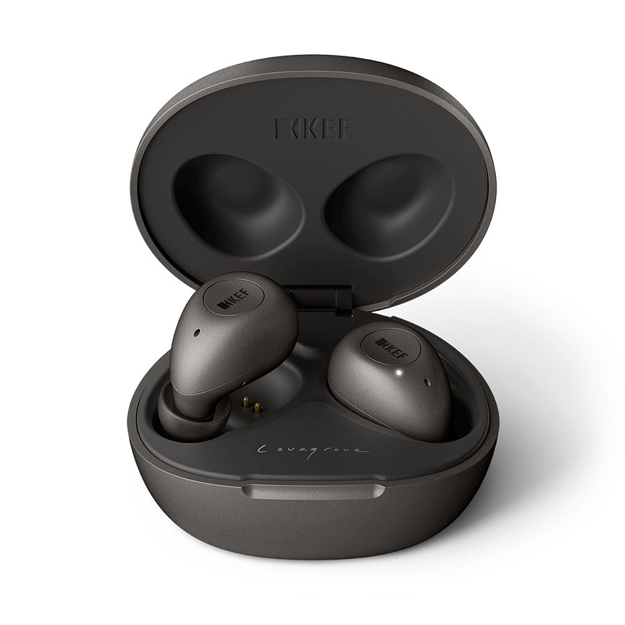 KEF Mu3 Draadloze In-ear Oordopjes - Charcoal Grey