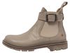 Art 1892 Bottines en cuir nappa Sesam/Birmingham (40), Beige, Plat, 1 à 3 cm, Décontracté