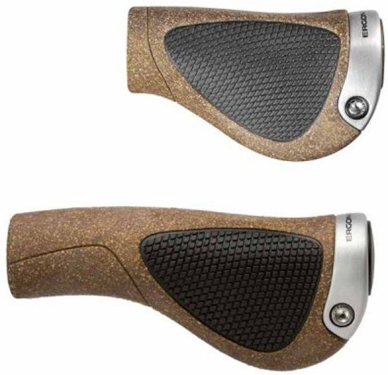 Ergon GP1-L Nexus kurk handvatten - brown/black - Large