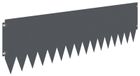 Bordure de pelouse 10 pièces 103 x 30 cm Acier Anthracite