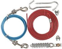 Kerbl Honden - Buitenlijn Blauw/Rood 3000 cm