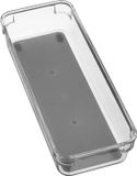 5Five Keuken lade organizer bakje - 1-vaks - Tidy Smart serie - kunststof - 9 x 23 x 4,5 cm