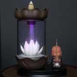 Markenlos BeiJingLiangPinJiaZuoKeJiWenHuaFaZhanYouXianGongSi Wierookhouder Waterval Wierookbrander, Zwart, Kunststof