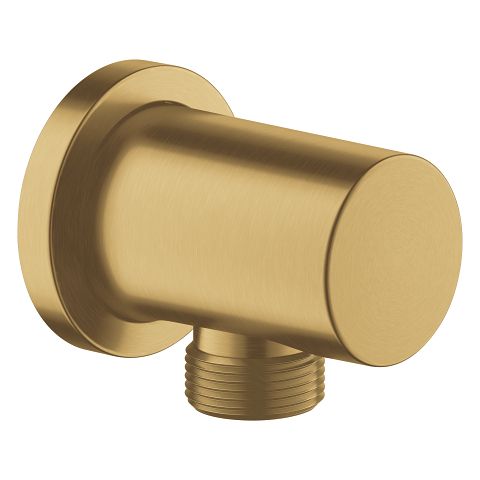 GROHE Rainshower Aansluitbocht Rond - Cool sunrise geborsteld (mat goud)