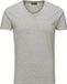 Jack & Jones Basic V-Neck T-shirt - Heren - Maat S - Grijs