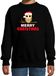 Bellatio Decorations dieren Kersttrui christmas uil sweater Kerst - zwart - kinderen 134/146