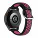 By Qubix Qubix Siliconen sportbandje met gesp - Zwart + roze - geschikt voor Huawei Watch 5 - 46mm