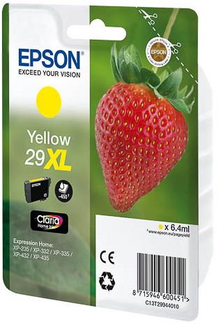 Epson 29XL Y Yellow Ink Cartridge - High Yield