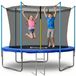 Fitness-Star Trampoline d'extérieur pour enfants, 254 cm (8 ft), avec filet de sécurité et échelle