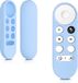 kwmobile hoes geschikt voor Google Chromecast 2020 4K / Chromecast 2022 HD - Siliconen anti-slip hoes voor afstandsbediening in lichtblauw