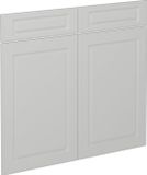 Vicco R-Line Keukenfront – 79.2 x 70.8 cm meubelfront voor de onderkast met lades Wit Landhuis