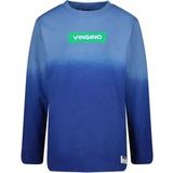 Vingino Jolk Jongens T-shirt Korte mouw Katoen Dolomite blue Maat 152