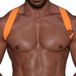 TOF Paris Harnais Elastique Party Boy Orange Fluo