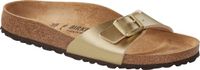 Birkenstock Madrid regular Birko-Flor Dames Slippers - Gold - Maat 37
