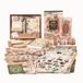 SIMNO® Luxe Set - Coffret cadeau de journaling avec journal A6, 18 rouleaux de washi tape, autocollants et papier décoratif - 263 pièces - Splendeur florale