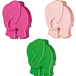 Häfele Elephant Bouton de meuble, Plastique, 52x25 mm, Éléphant Rose