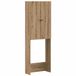 vidaXL Toiletkast ALKMAAR Artisanaal eiken 66 x 25,5 x 190 cm