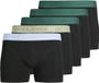 JACK&JONES JACWESLEY SOLID TRUNKS 5 PACK Heren Boxershorts Katoen Zwart XXL