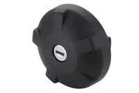 HELLA 8XY 007 747-001 Tankdop - PT45 - Zwart - Kunststof - met slot/Met sleutel