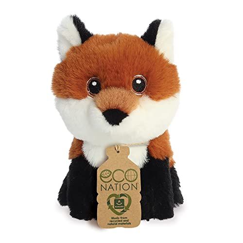 Aurora Eco Nation Mini Fox - 5In - Zacht Speelgoed - Veelkleurig