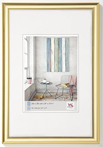 Walther Design KP080G Trendstyle Kunststoffrahmen, 60x80 cm, gold