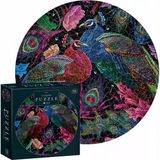 Interdruk Puzzel Kleuren van de Natuur, Rond Pauw - 500 Stukjes