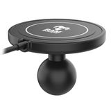 RAM Mounts Baladapter met RAM Qi2 15W draadloze oplader - Zwart