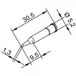 Ersa 0102WDLF35 Soldeerpunt Grootte soldeerpunt 3.50 mm Inhoud: 1 stuk(s)