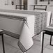 PETTI Artigiani Italiani - Tafelkleed, vuilafstotend, rechthoekig, geometrisch design, Etnic, zwart, X6-zits (140 x 180 cm), 100% Made in Italy