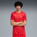 PUMA T-shirt de basketball à manches courtes teamJAWS Graphic Homme, Accessoires, Rouge, XS