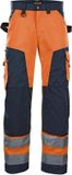 Blåkläder Werkbroek High Vis zonder spijkerzakken 1566-1811 - High Vis Oranje/Marineblauw - D124