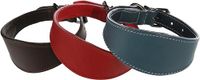 Denver Flamingo Windhonden halsband leer Flamingo-Denver Rood M 31-38cm 55mm