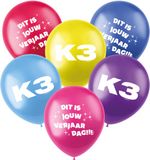 Folat Party Products Folat Ballonnen K3 23cm - 6 stuks
