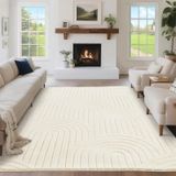 Grand tapis arc 3D pour salon