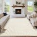 Grand tapis arc 3D pour salon