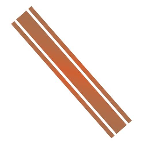 Ambiance Sticker Autokap Stripe - 124cm - Koper