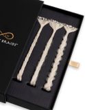 Infinity Braids - Braidies - Set van 3 Clip-in Vlechtjes - Ashy Ribbon