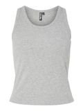PIECES Dames PCANIBI SL BRA TOP NOOS BC Blouse Mouwloos Viscose Elastaan Grijs XS