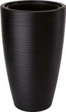 Form-Plastic - Bloempot - Plantenbak met inzet - vorstbestendig - 29x48 cm - diep zwart