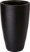 Form-Plastic - Bloempot - Plantenbak met inzet - vorstbestendig - 29x48 cm - diep zwart
