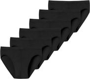 Uncover by Schiesser Schiesser Uncover Slip UNCOVER Cotton 6PACK Supermini Zwart Mannen XXL Effen