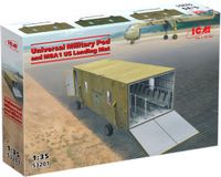 ICM Modelbouwpakket Militaire voertuigen - 53201 Universele Militaire Pod en M8A1-landingsmat Plastic - 1:35 - Modelbouw