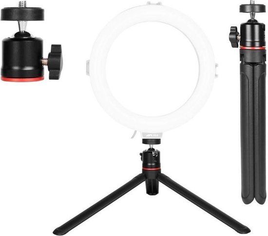 Kingjoy KT-36 Mini Tripod - Black - 13cm Max Height - 3kg Load